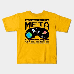 Welcome To The Metaverse Kids T-Shirt